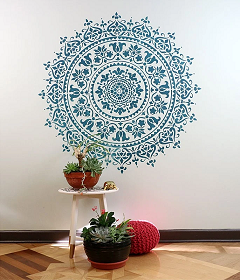 Stencil painting services in Pune for decorative walls