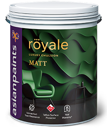 Asian Paints Royale Matt premium interior paint used by Rajveer Paints in Pune