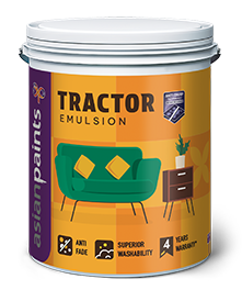 Asian Paints Tractor Emulsion interior wall paint used by Rajveer Paints in Pune