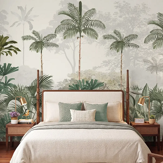 Textured wallpaper for modern bedroom in Pune